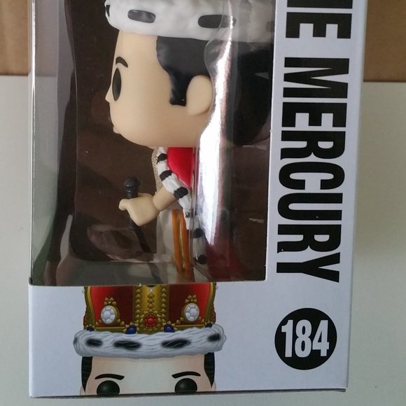 Funko Pop! Rocks: Freddie Mercury King #184 - Picture 12 of 16
